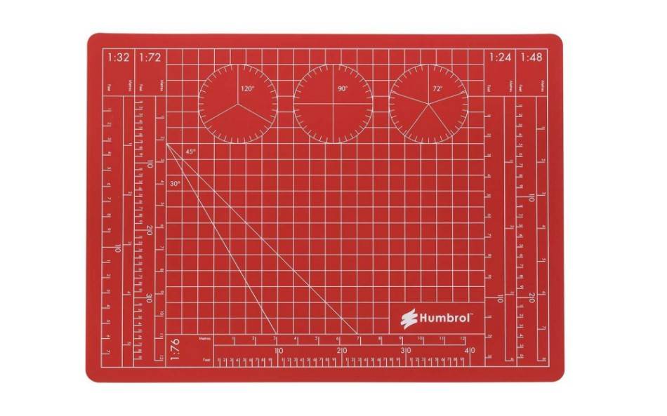 COLORI MODELLISMO TAPPETINO DI TAGLIO A4 HUMBROL AG9155 MODEL