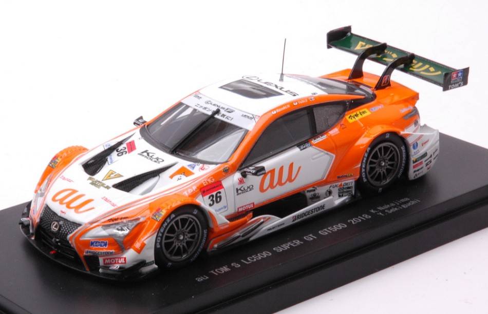 MODÈLE RÉDUIT COMPATIBLE AVEC TOM'S LC500 N.36 SUPER GT500 2018 K.NAKAJIMA-Y.SEKIGUCHI 1:43 EBBRO EB45613