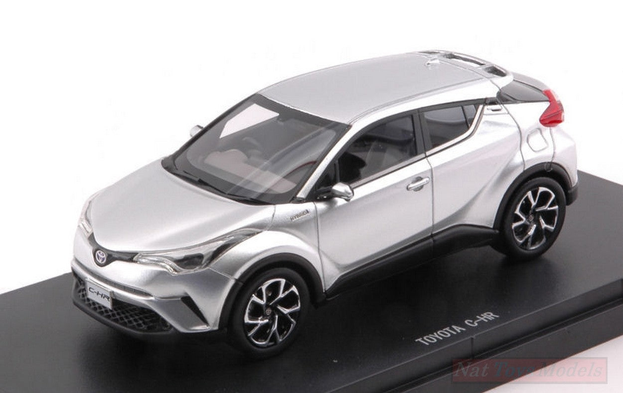 SCALE MODEL COMPATIBLE WITH TOYOTA C-HR 2016 SILVER 1:43 EBBRO EB45600