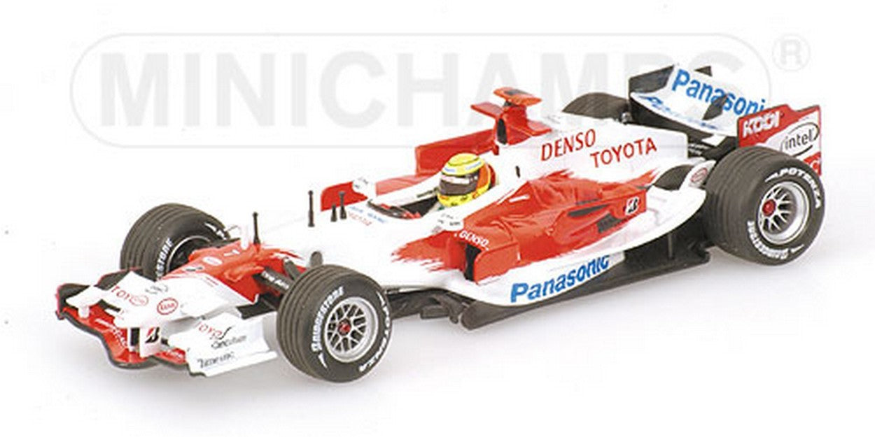 SCALE MODEL COMPATIBLE WITH TOYOTA R.SCHUMACHER 2006 1:43 MINICHAMPS PM400060007