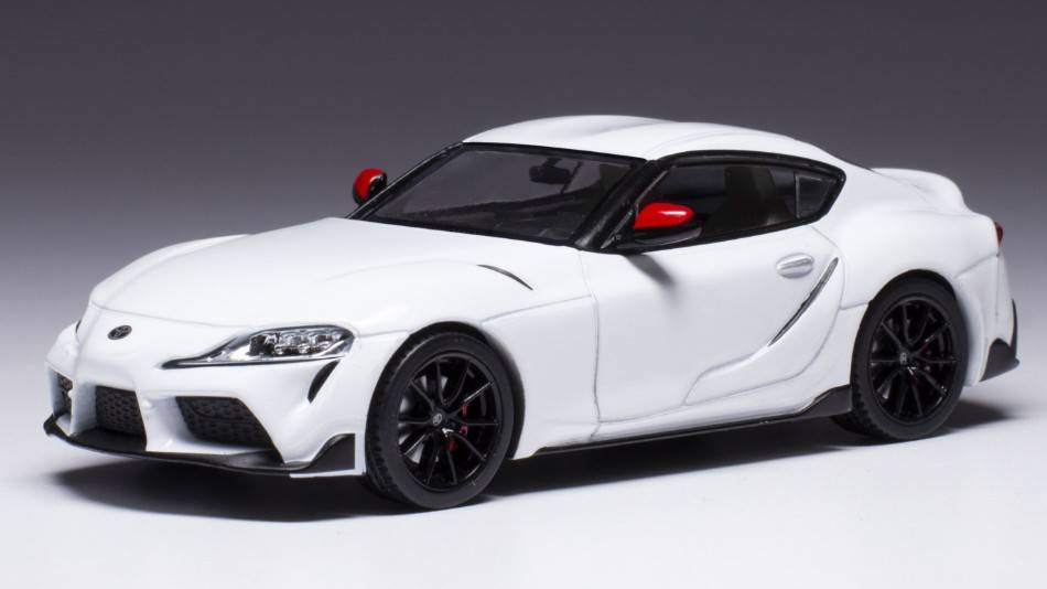 SCALE MODEL COMPATIBLE WITH TOYOTA SUPRA 2020 WHITE 1:43 IXO MODEL CLC509