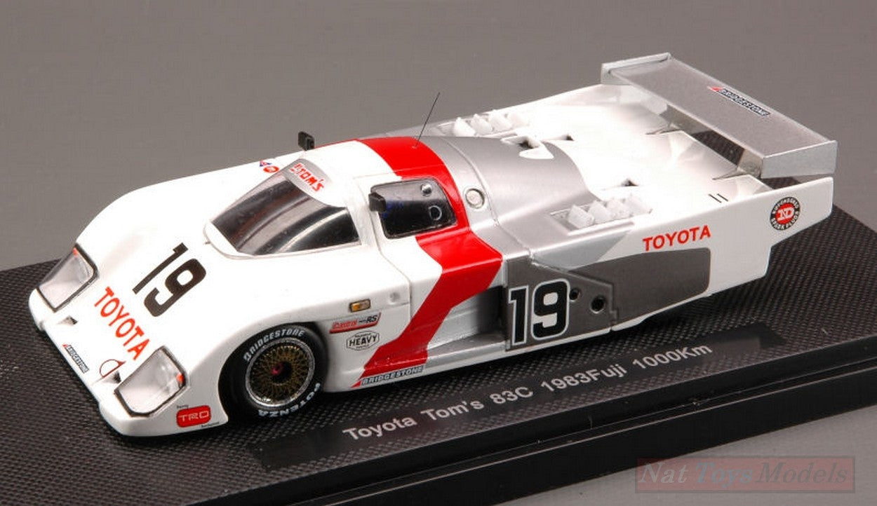 SCALE MODEL COMPATIBLE WITH TOYOTA TOM S 83C N.19 DNF 1000 KM FUJI MATSUMOTO-HOSHINO-SEKIYA 1:43 EBBRO EB44478