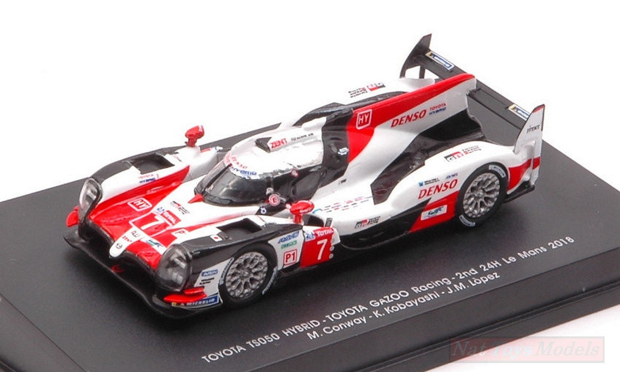 SCALE MODEL COMPATIBLE WITH TOYOTA TS050 N.7 2nd LM 2018 M.CONWAY-K.KOBAYASHI-JMLOPEZ 1:87 SPARK MODEL S87141