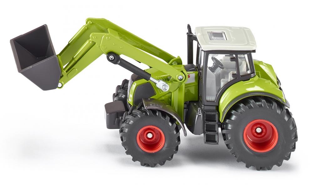 MODELE REDUIT COMPATIBLE AVEC TRACTEUR CLAAS AXION 850 AVEC CHARGEUR FRONTAL 1:50 SIKU SK1979