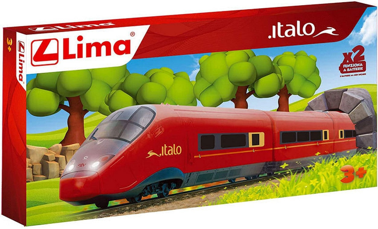SCALE MODEL COMPATIBLE WITH ITALO BATTERY-POWERED TRAIN 185x101 cm LIMA HL1404