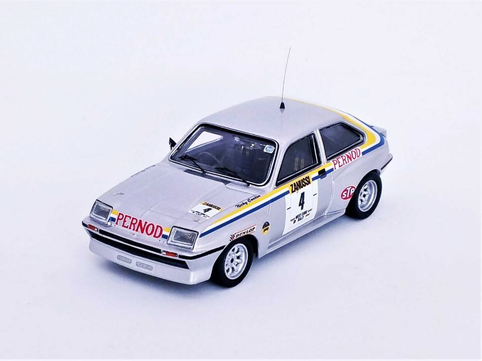 MODÈLE RÉDUIT COMPATIBLE AVEC VAUXHALL CHEVETTE HSR 2ème WEST CORK RALLY 1981 KEATING/CONDON 1:43 TROFEU TFRRIR10