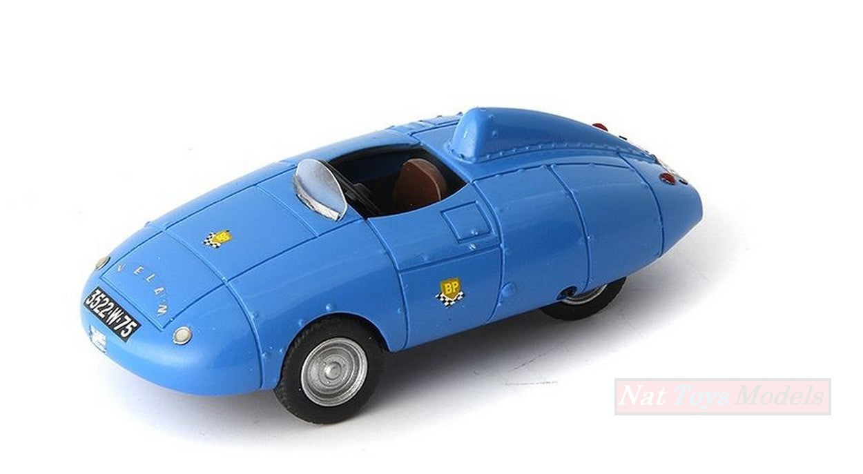 SCALE MODEL COMPATIBLE WITH VELAM ISETTA VOITURE DE RECORD 1957 LIGHT BLUE 1:43 AUTOCULT ATC07009