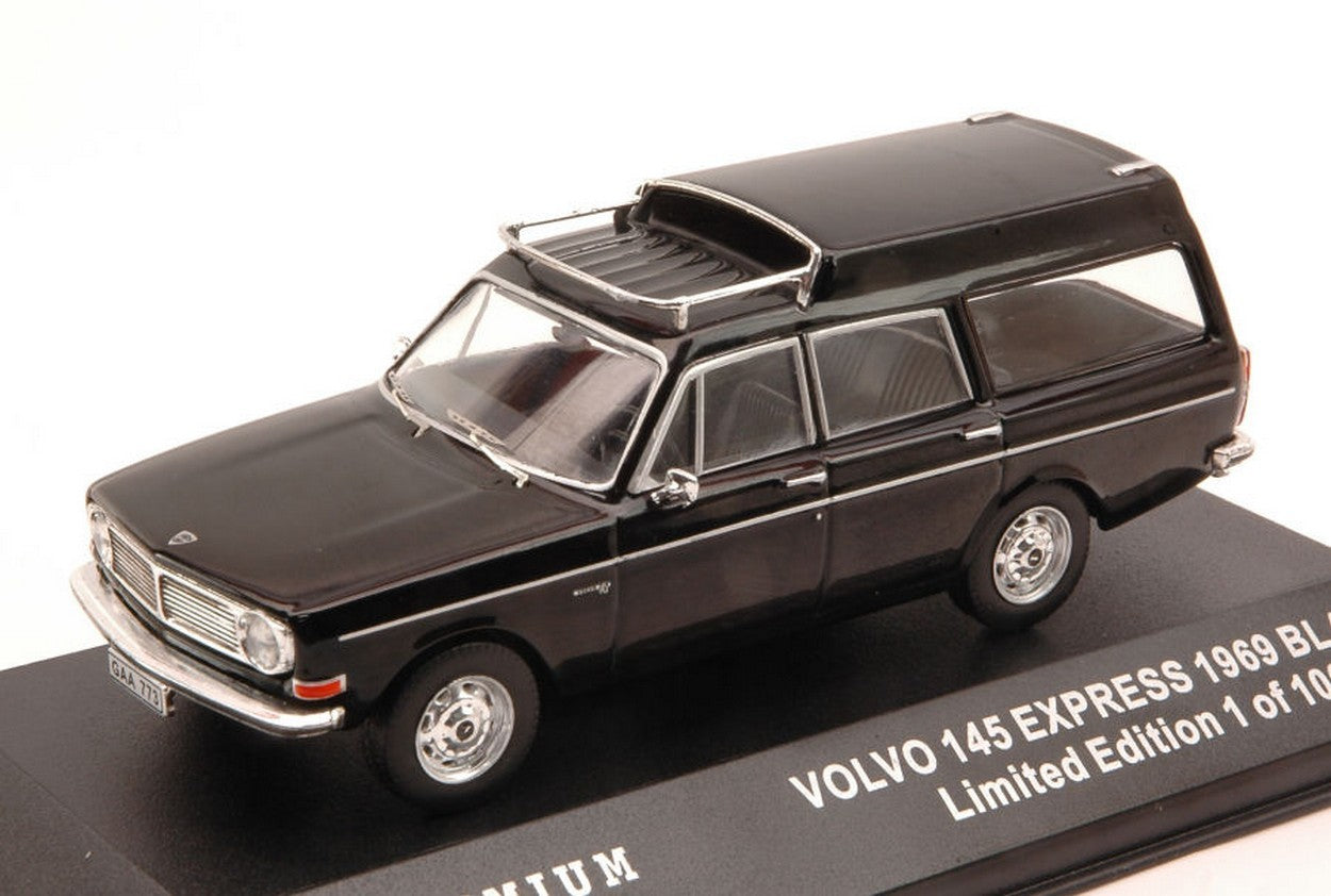 MODELLINO IN SCALA COMPATIBILE CON VOLVO 145 EXPRESS 1969 BLACK 1:43 TRIPLE 9 T9P-10010