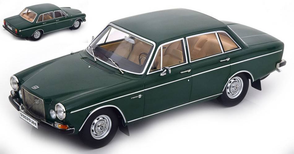 SCALE MODEL COMPATIBLE WITH VOLVO 164 1970 GREEN 1:18 TRIPLE 9 T9-1800370