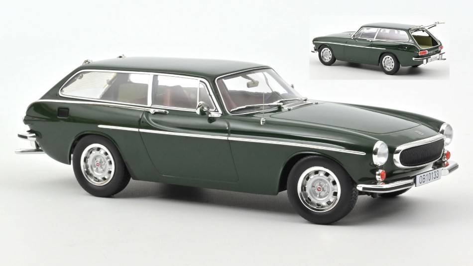 SCALE MODEL COMPATIBLE WITH VOLVO 1800 ES 1973 CYPRES GREEN 1:18 NOREV NV188720