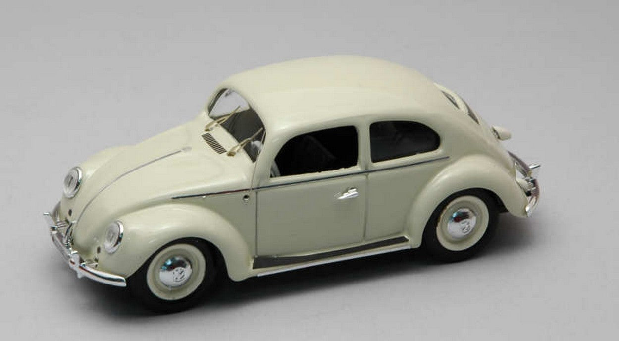 MODELLINO IN SCALA COMPATIBILE CON VW 1200 DE LUXE 1953 AVORIO 1:43 RIO RI4194