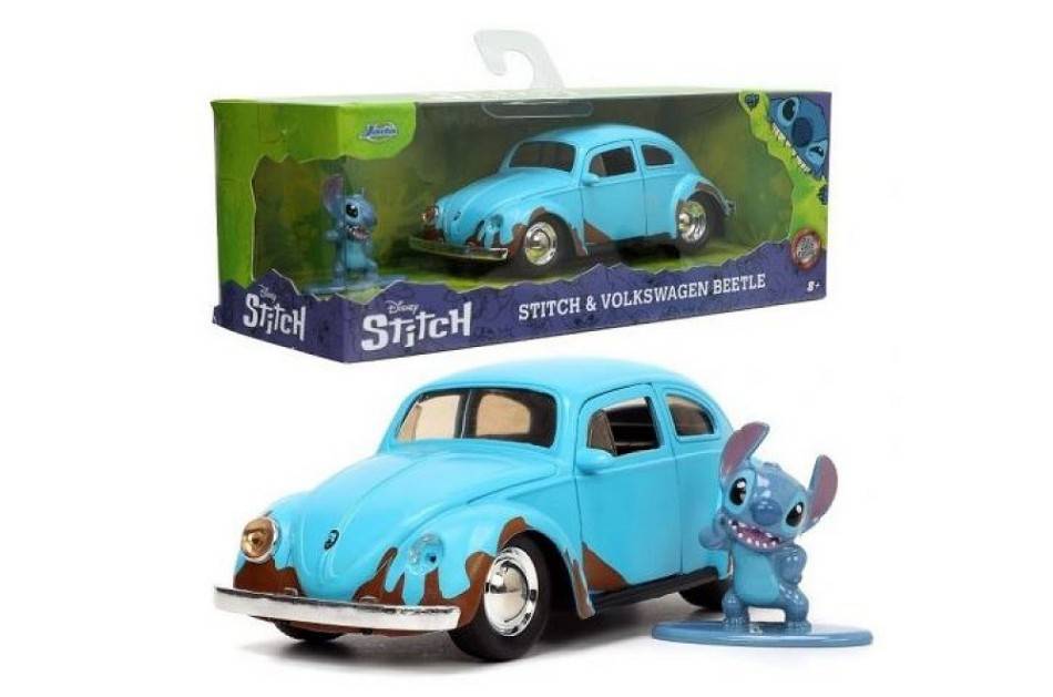 SCALE MODEL COMPATIBLE WITH VW BEETLE 1959 "LILO AND STITCH" 1:32 JADA TOYS JADA253073001