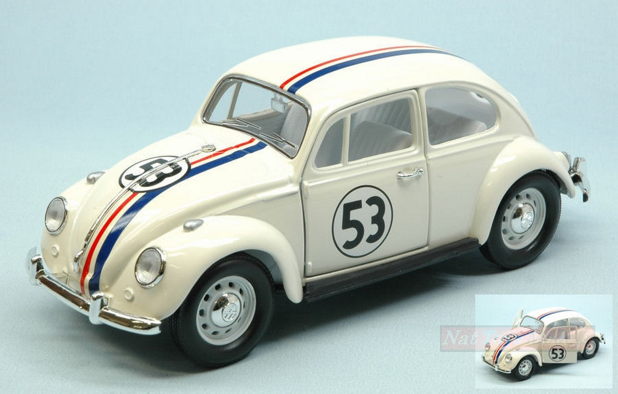 MODELE REDUIT COMPATIBLE AVEC VW COCCINELLE 1967 N.53 "HERBIE" 1:24 YAT MING YM2420253