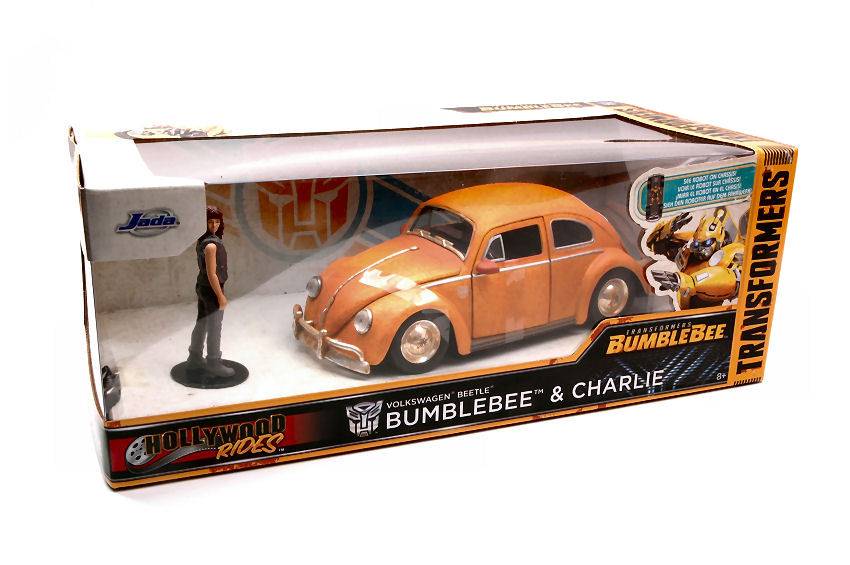 SCALE MODEL COMPATIBLE WITH VW BEETLE BUMBLEBEE & CHARLIE FIGURE 1:24 JADA TOYS JADA30114