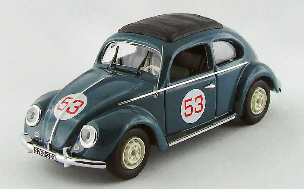 MODÈLE RÉDUIT COMPATIBLE AVEC VW COCCINELLE N.53 2ème EIFELRENNEN NURBURGRING 1954 W.VON TRIPS 1:43 RIO RI4421