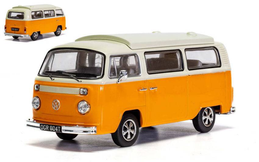 MODELLINO IN SCALA COMPATIBILE CON VW CAMPERVAN TYPE 2 BAY WINDOW 1:43 VANGUARDS VA14600