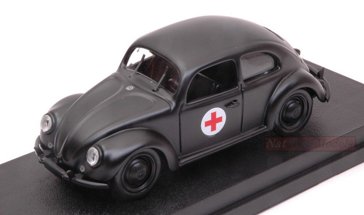 MODELLINO IN SCALA COMPATIBILE CON VW MAGGIOLINO AMBULANCE 1:43 RIO RI4554
