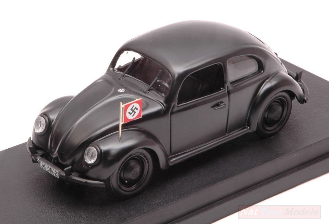 SCALE MODEL COMPATIBLE WITH VW BEETLE/BEETLE GESTAPO 1945 BLACK 1:43 RIO RI4532