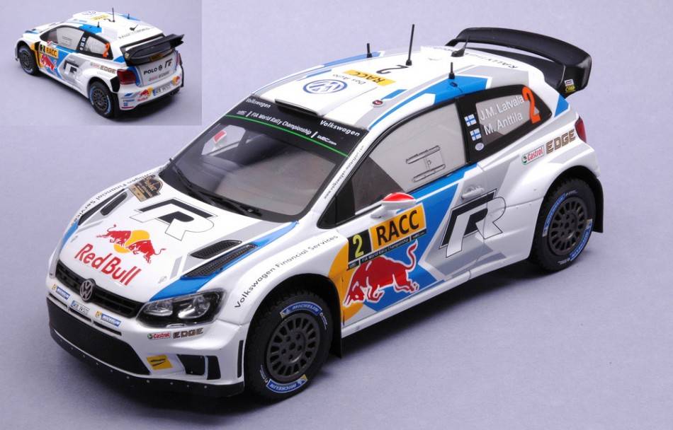 MODELE REDUIT COMPATIBLE AVEC VW POLO R N.2 RALLY WM 2014 LATVALA/ANTTILA 1:24
MODÈLE IXO 24RAL018B