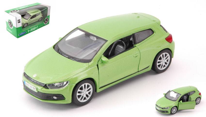 MODÈLE RÉDUIT COMPATIBLE AVEC VW SCIROCCO VERT ÉCHELLE 1:34-39 cm 11 WELLY WE39169V