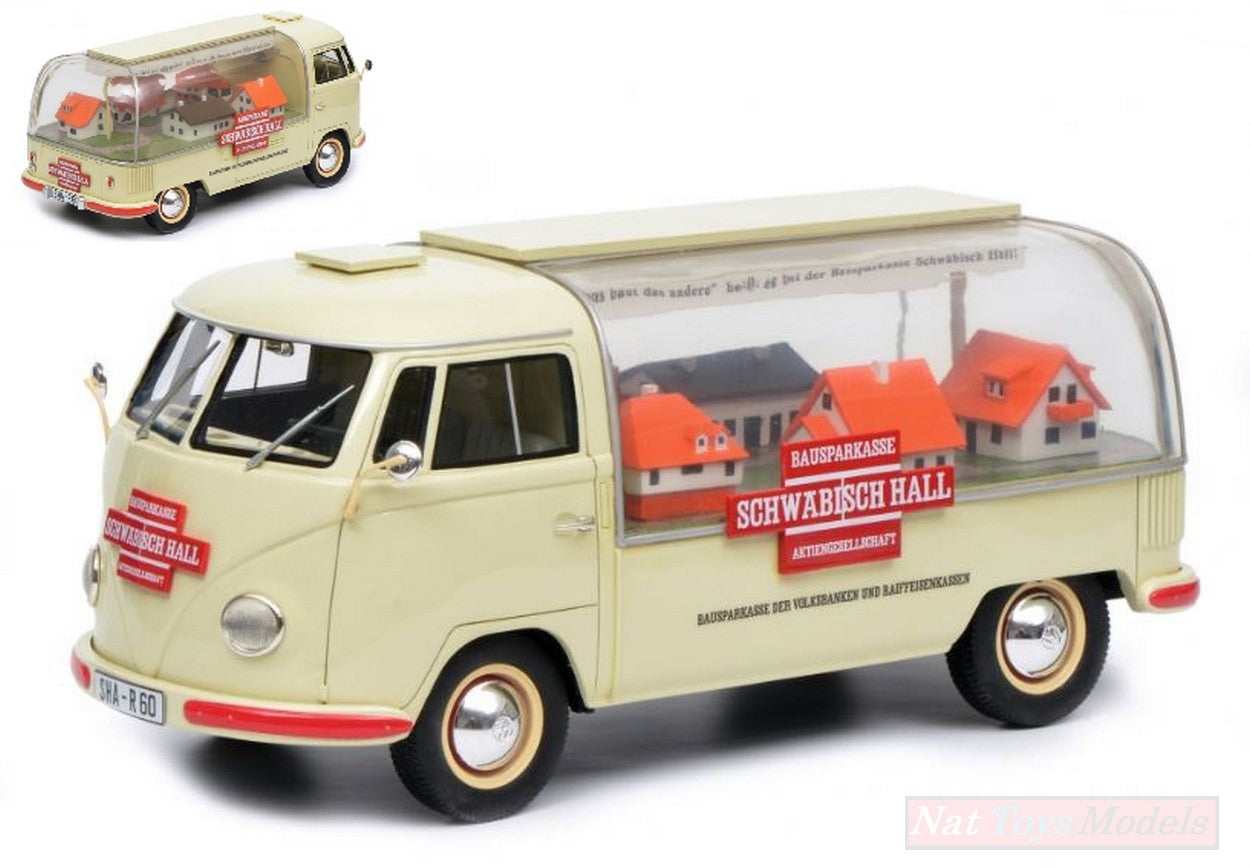 MODELLINO IN SCALA COMPATIBILE CON VW T1a SCHWABISCH HALL 1:18 SCHUCO SH0162