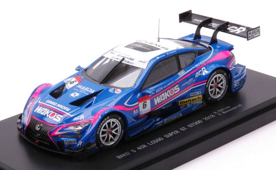 MODÈLE RÉDUIT COMPATIBLE AVEC WAKO'S 4CR LC500 N.6 SUPER GT500 2018 K.OSHIMA-F.ROSENQVIST 1:43 EBBRO EB45615