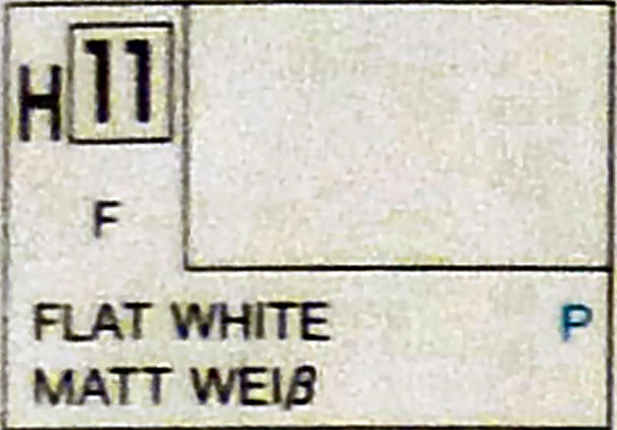 MODELING COLORS WHITE MATT ml 10 Pcs.6 GUNZE GU0011