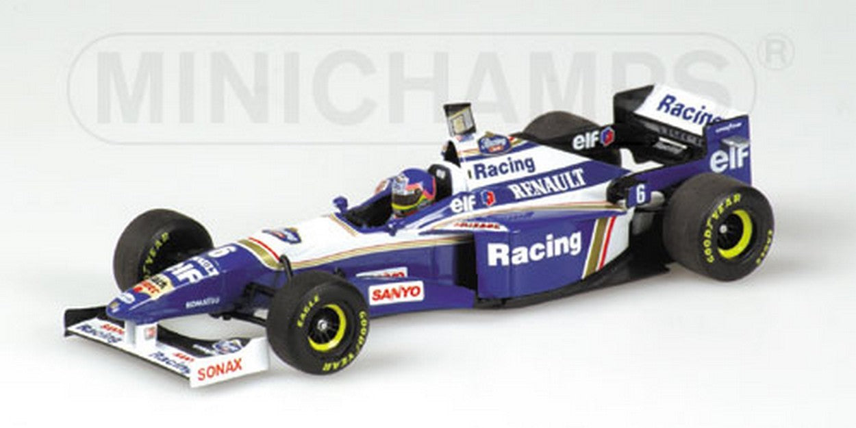 MODELLINO IN SCALA COMPATIBILE CON WILLIAMS J.VILLENEUVE 1996 N.6 1:43 MINICHAMPS PM400960206