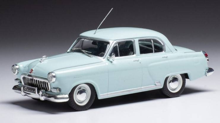 MODELLINO IN SCALA COMPATIBILE CON WOLGA M21 1960 LIGHT BLUE 1:43 IXO MODEL CLC434