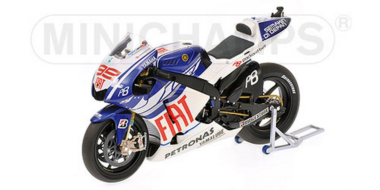MODÈLE RÉDUIT COMPATIBLE AVEC YAMAHA J.LORENZO 2010 CHAMPION DU MONDE 1:12 MINICHAMPS PM122103099