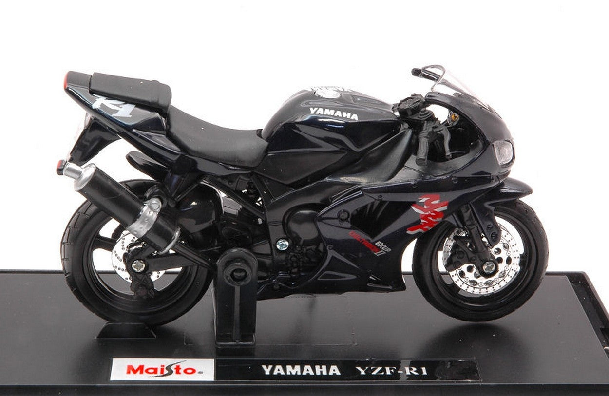 MODELE REDUIT COMPATIBLE AVEC YAMAHA YZF-R1 NOIR 1:18 MAISTO MI321C
