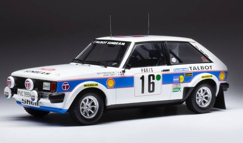 MODELE REDUIT TALBOT SUNBEAM LOTUS N.16 RALLYE MONTE CARLO 1981 FREQUELIN/TODT 1:18
MODÈLE IXO 18RMC095A.20