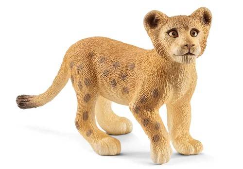 FIGURINE 3D STATUES LION CUB SCHLEICH SCH14813 DIE CAST