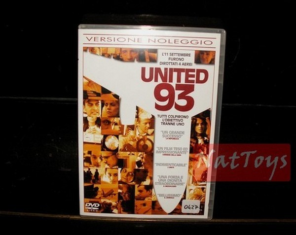 UNITED 93 - 11 SEPTEMBRE Film DVD Vidéo originale