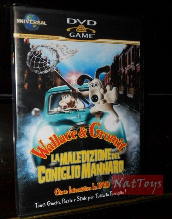WALLACE & GROMIT LA MALÉDICTION DU WERERABBIT Film DVD Nouveau Original