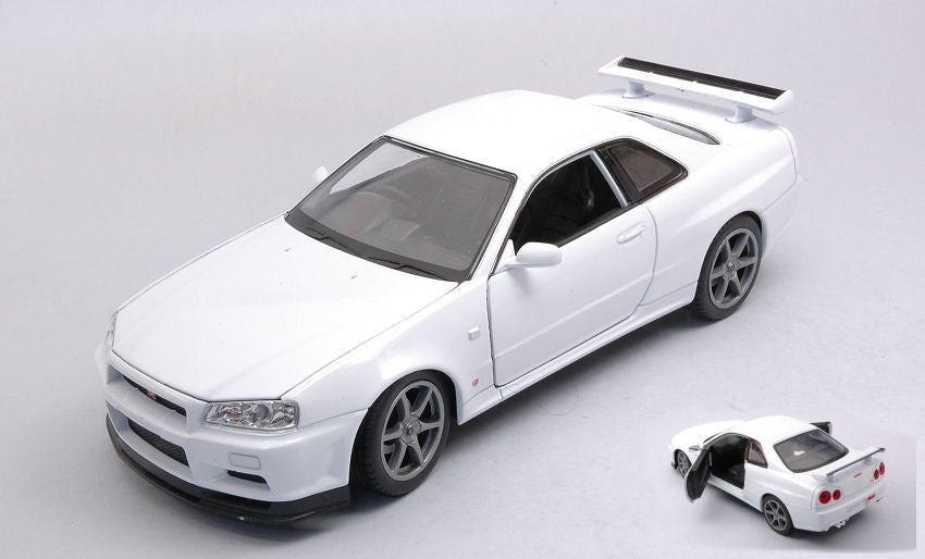 NISSAN SKYLINE GT-R (R34) WHITE 1:24 Scala 1:24 Welly
