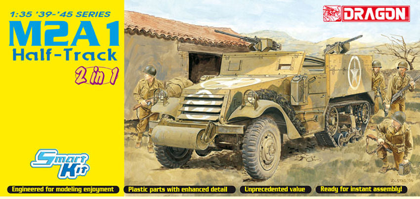 MODELLINO Dragon M2/M2A1 HALF TRACK SMART KIT 1:35 MODEL SCALE D6329 250506