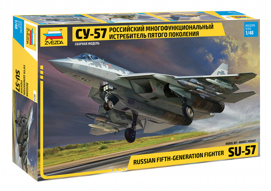 SUKHOI SU-57 KIT 1:48 Scala 1:48 Zvezda