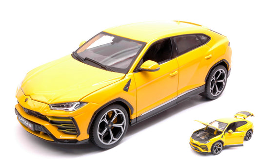 MODELLINO IN SCALA COMPATIBILE CON LAMBORGHINI URUS 2018 YELLOW 1:20 BURAGO BU11042Y
