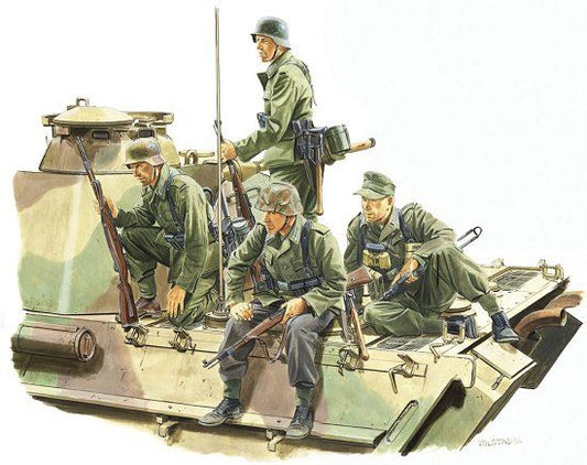MODELLINO Dragon PANZER RIDERS (LORRAINE 1944) KIT 1:35 MODEL SCALE D6156 250506