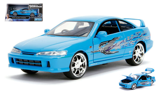 MODELLINO Jada Toys MIA'S ACURA INTEGRA TYPE-R FAST & FURIOUS 1:24 MODEL SCALE JADA30739 250506