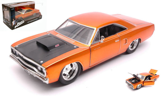 DOM'S PLYMOUTH ROAD RUNNER 1970 FAST & FURIOUS COPPER METALLIC 1:24 Scala 1:24 Jada Toys