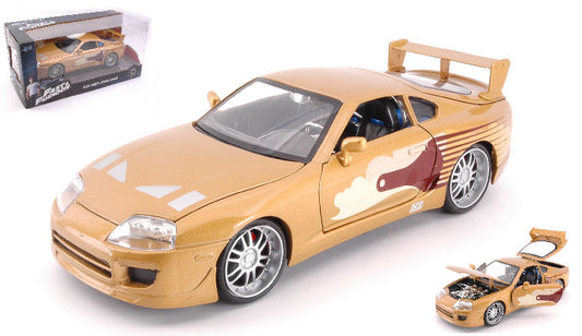 SLAP JACK'S TOYOTA SUPRA  FAST & FURIOUS GOLD 1:24 Scala 1:24 Jada Toys