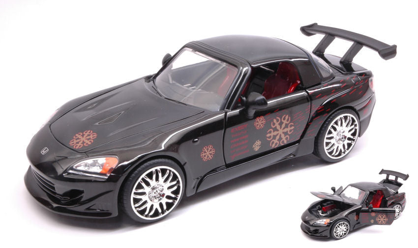 JOHNNY'S HONDA S2000 FAST & FURIOUS BLACK 1:24 Scala 1:24 Jada Toys