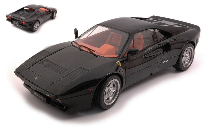 MODELLINO IN SCALA COMPATIBILE CON FERRARI 288 GTO 1984 BLACK 1:18 KK SCALE KKDC180412