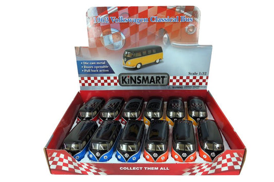 VW BUS CLASSIC 1962 BLACK ROOF 1:32 Scala 1:32 Kinsmart
