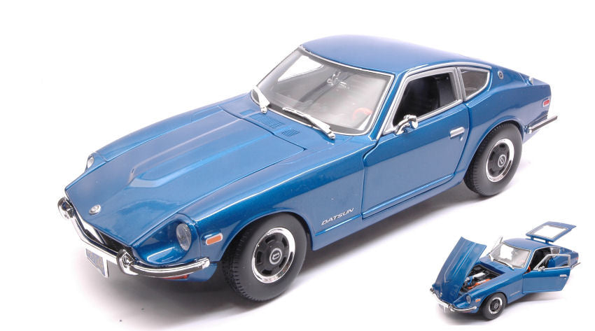 MODELLINO Maisto DATSUN 240Z 1971 BLUE 1:18 MODEL SCALE MI31170BL 250506