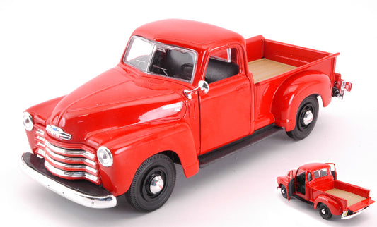 MODELLINO IN SCALA COMPATIBILE CON CHEVROLET PICK UP 3100 1950 ORANGE 1:24 MAISTO MI31952OR