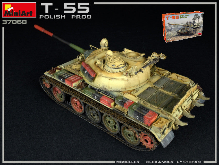 T-55 POLISH PROD. KIT 1:35 Scala 1:35 Miniart