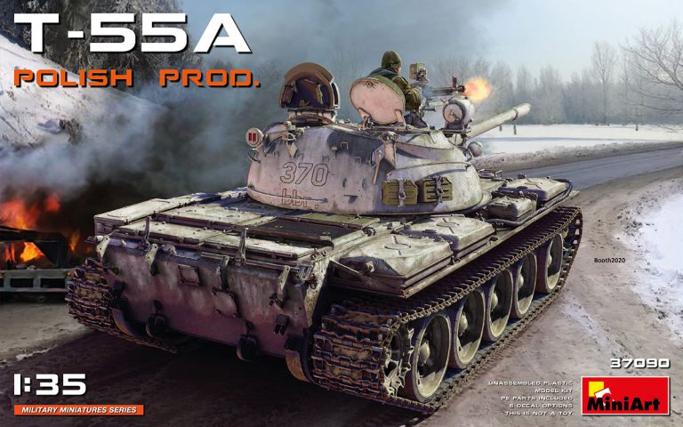 T-55A POLISH PRODUCTION KIT 1:35 Scala 1:35 Miniart